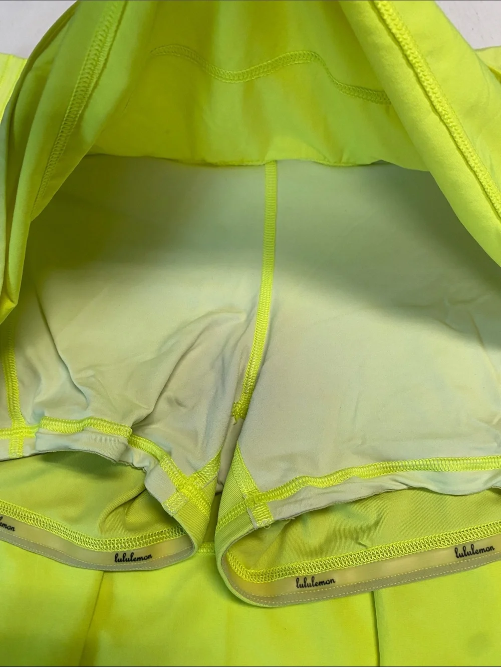 lululemon athletica Neon Yellow Women's Skort